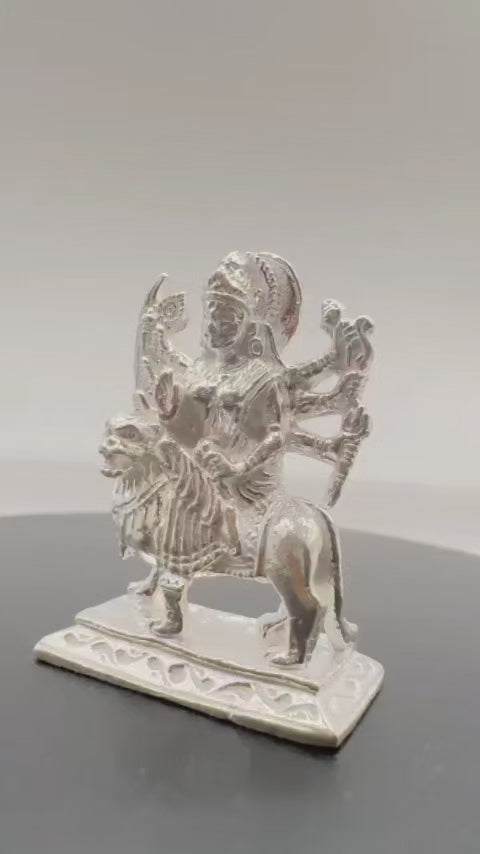 925 Silver Ambe Gauri Solid  Idol