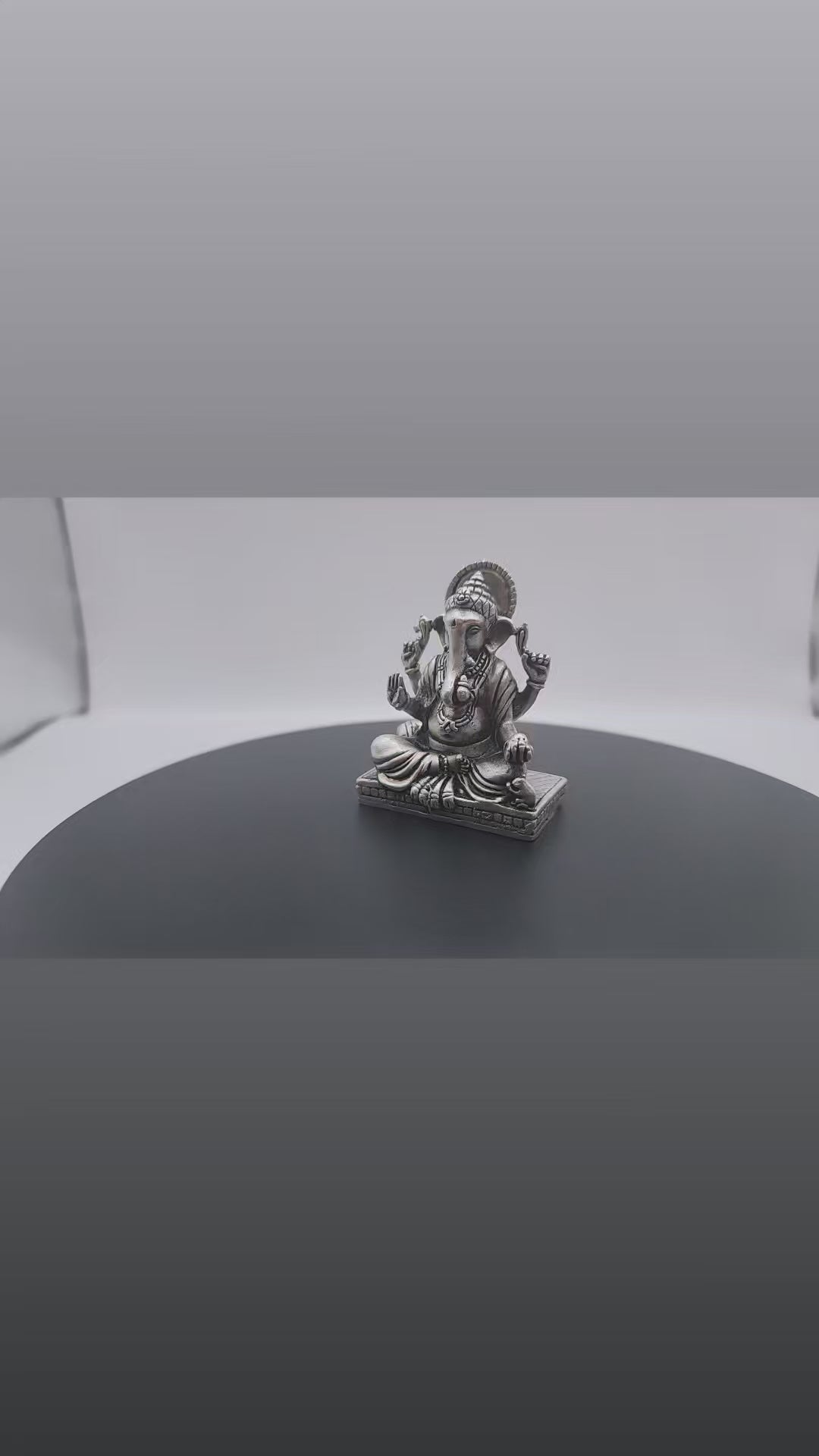 925 Silver Ganesh Idol