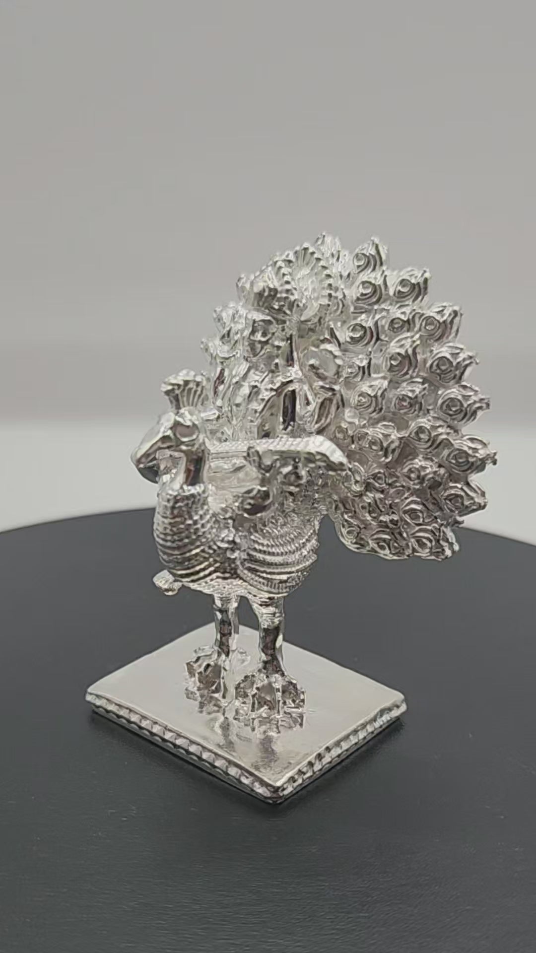 925 Silver Goddess Saraswati solid Idol.