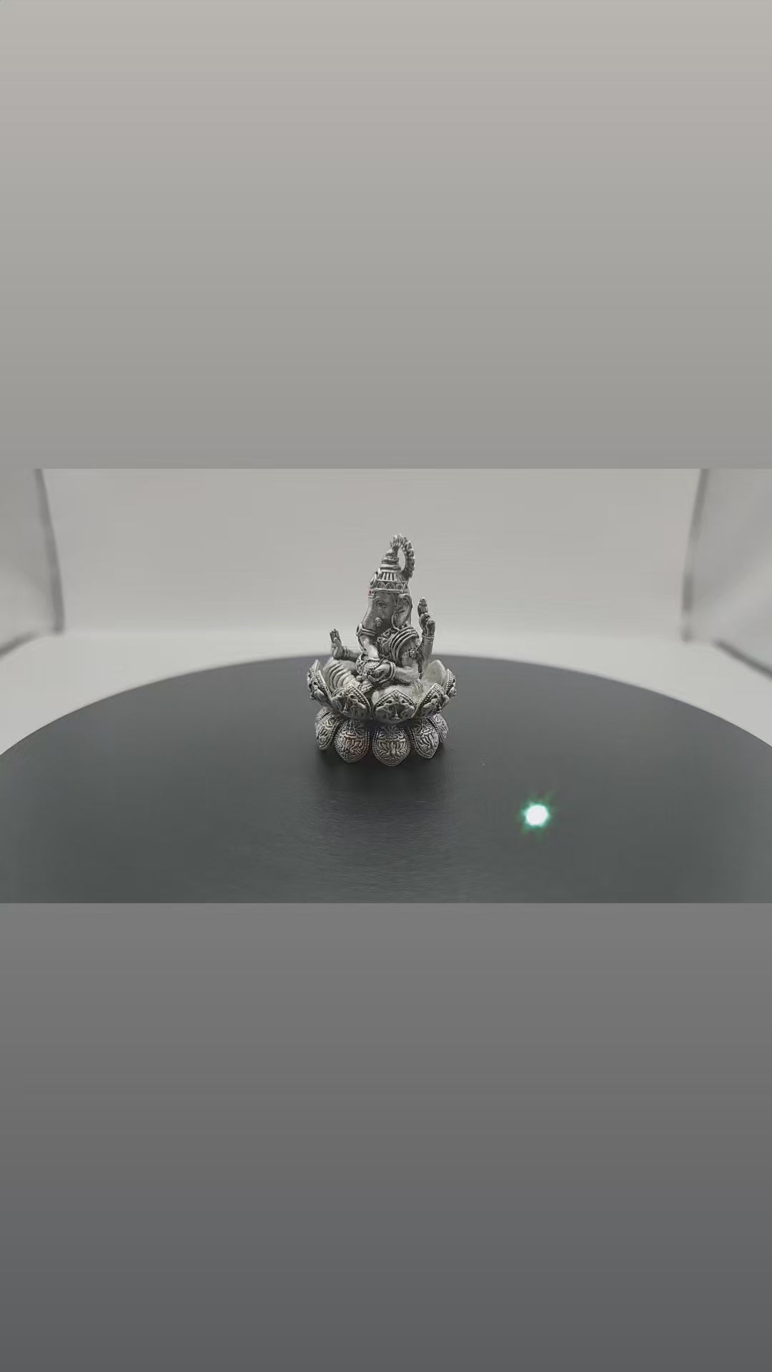 925 Silver Lord Ganesh solid  Idol.