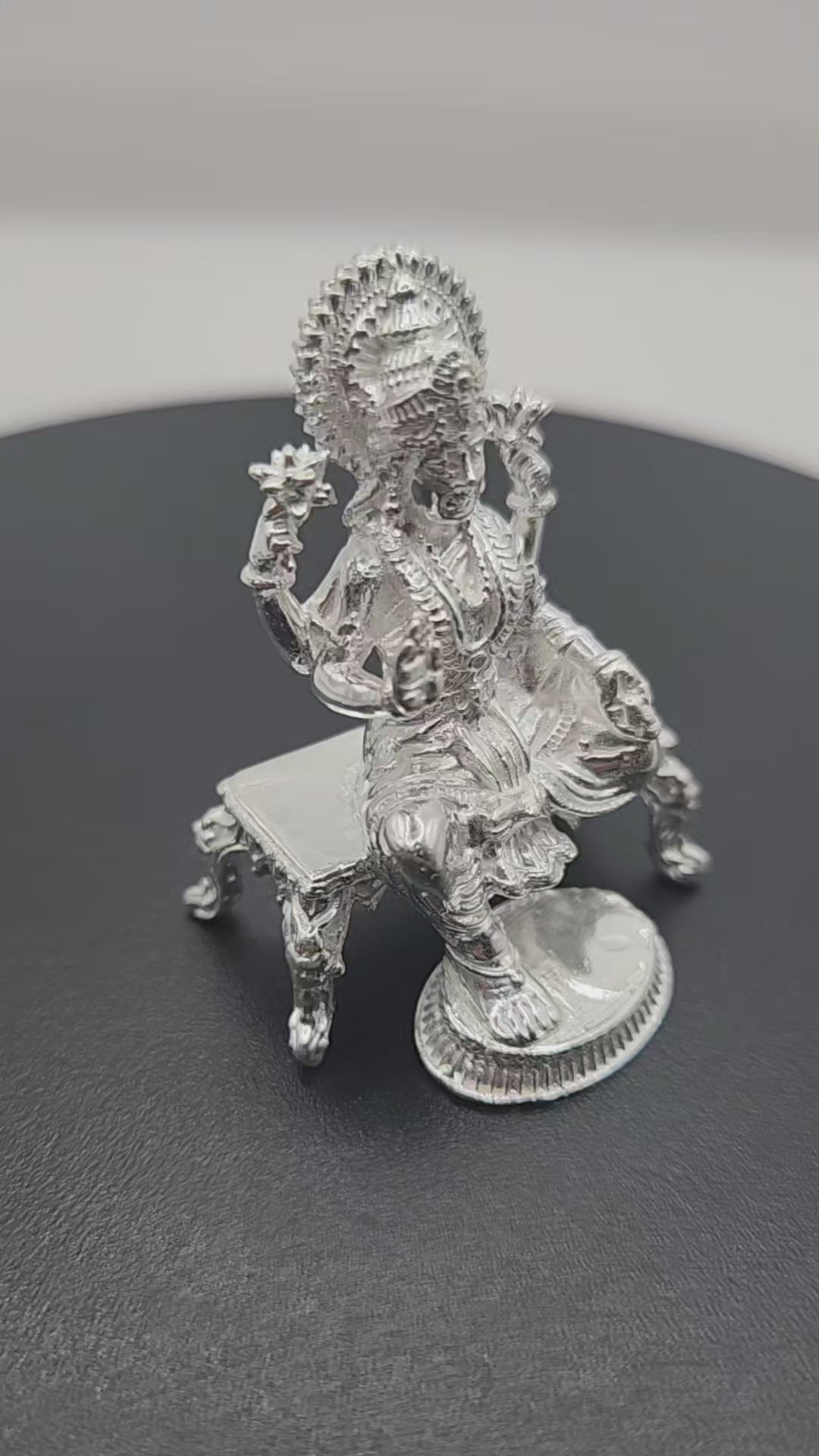 925 Silver Goddess Laxmi  Solid Idol. 