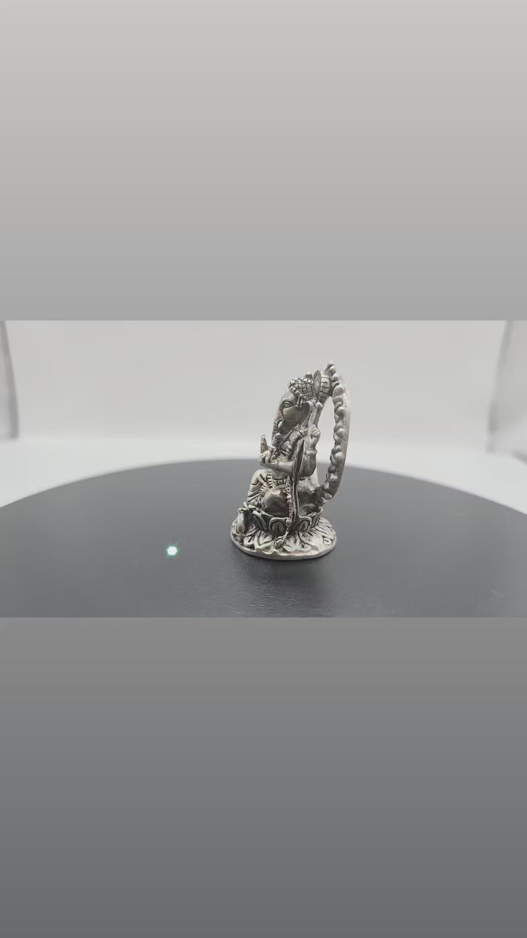 925 Silver Lord Ganesh solid  Idol.