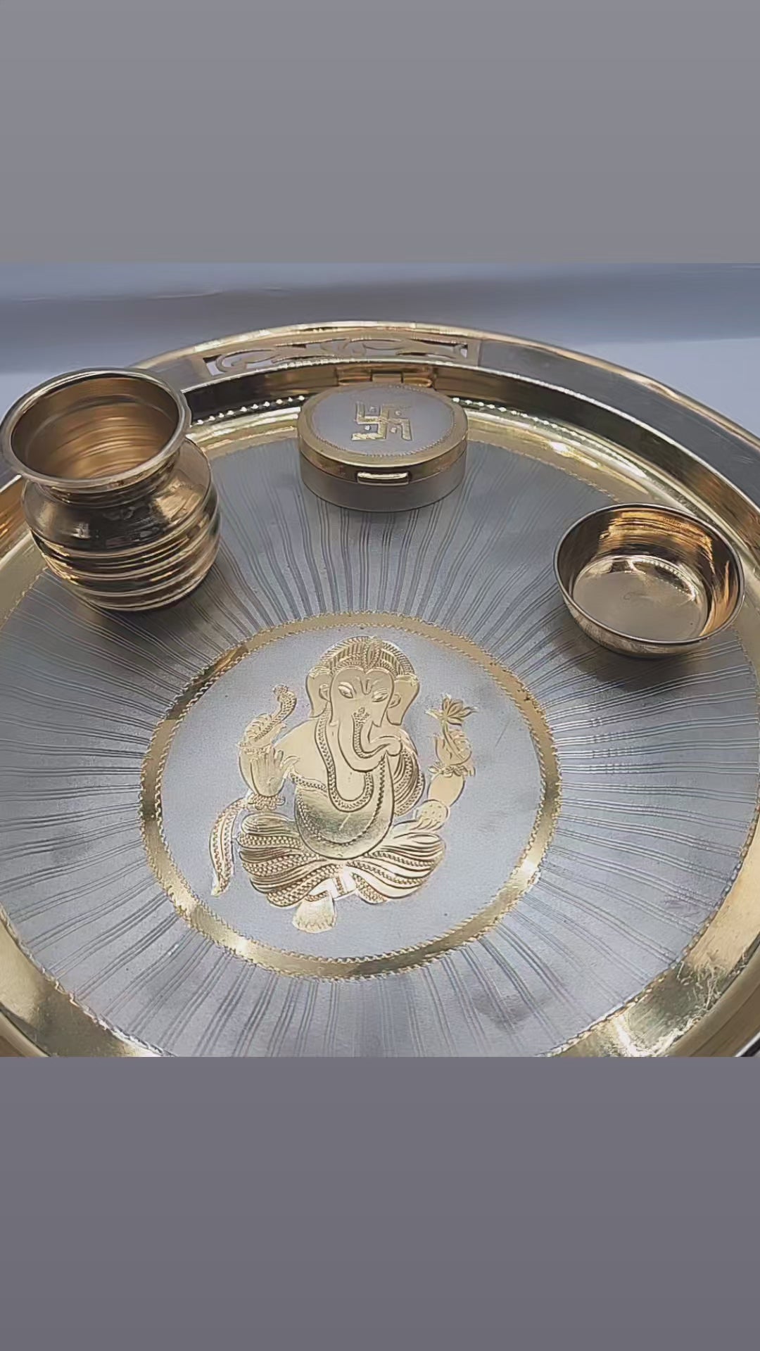 Silver Pooja Thali