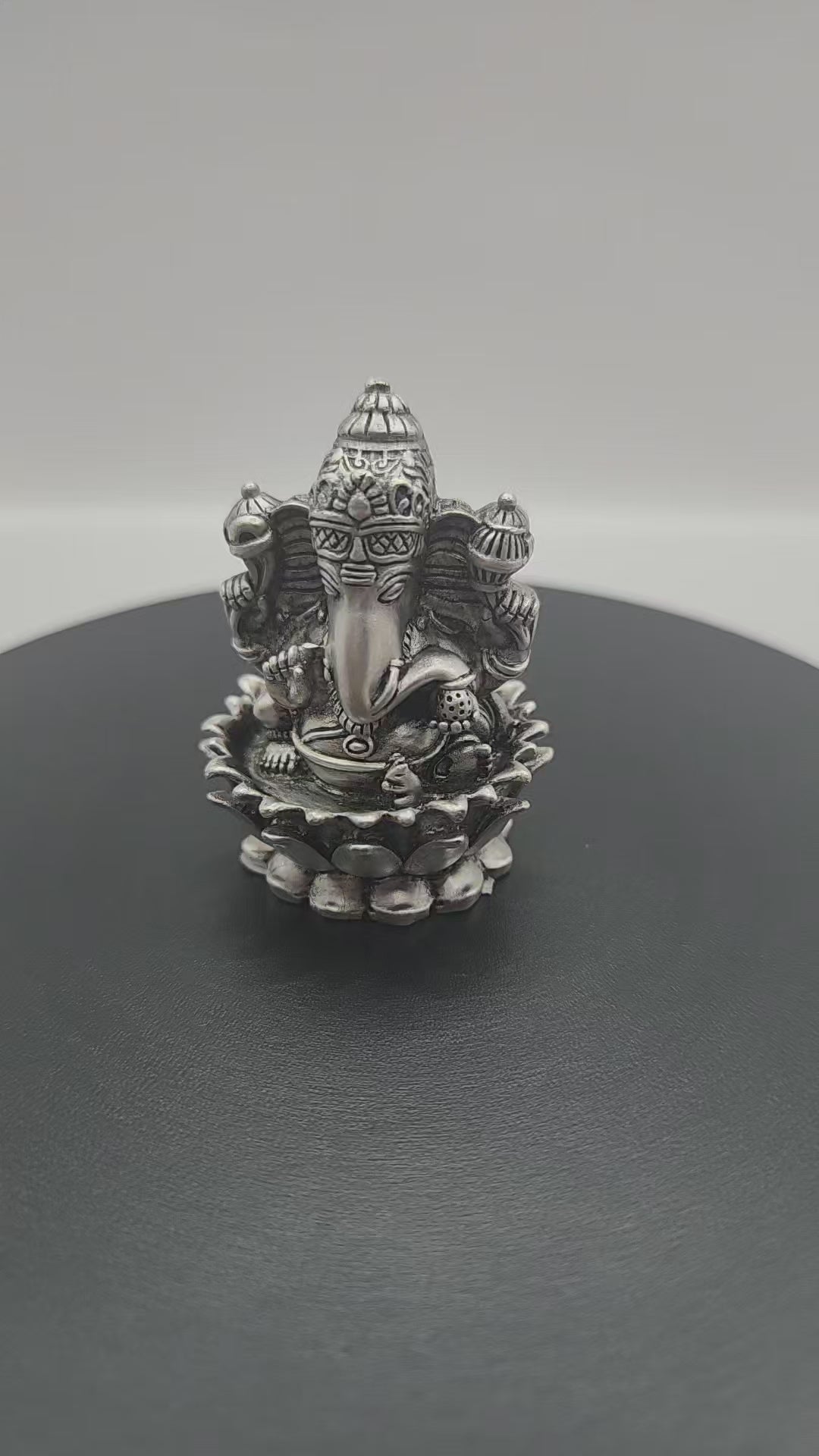 925 Silver Ganeshji Idol.