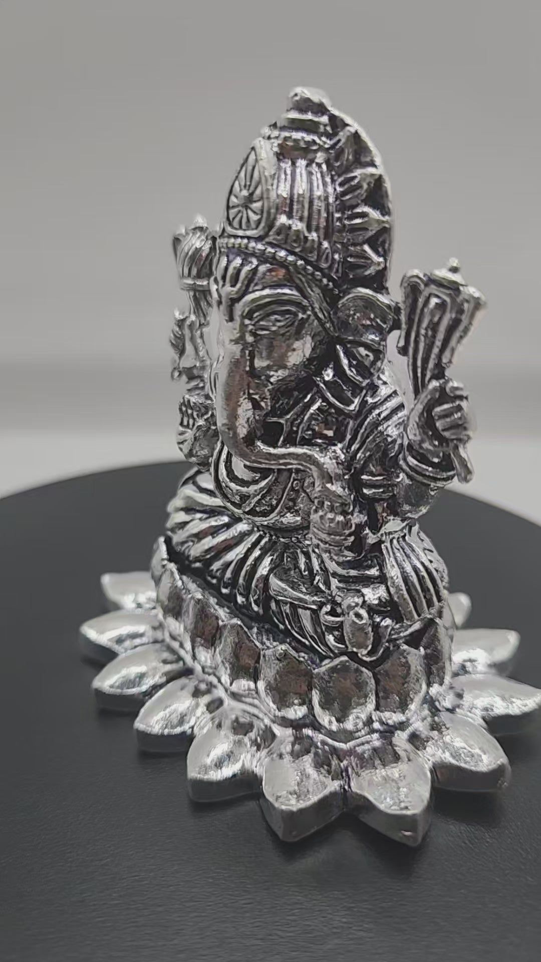 Silver Ganesha Idol