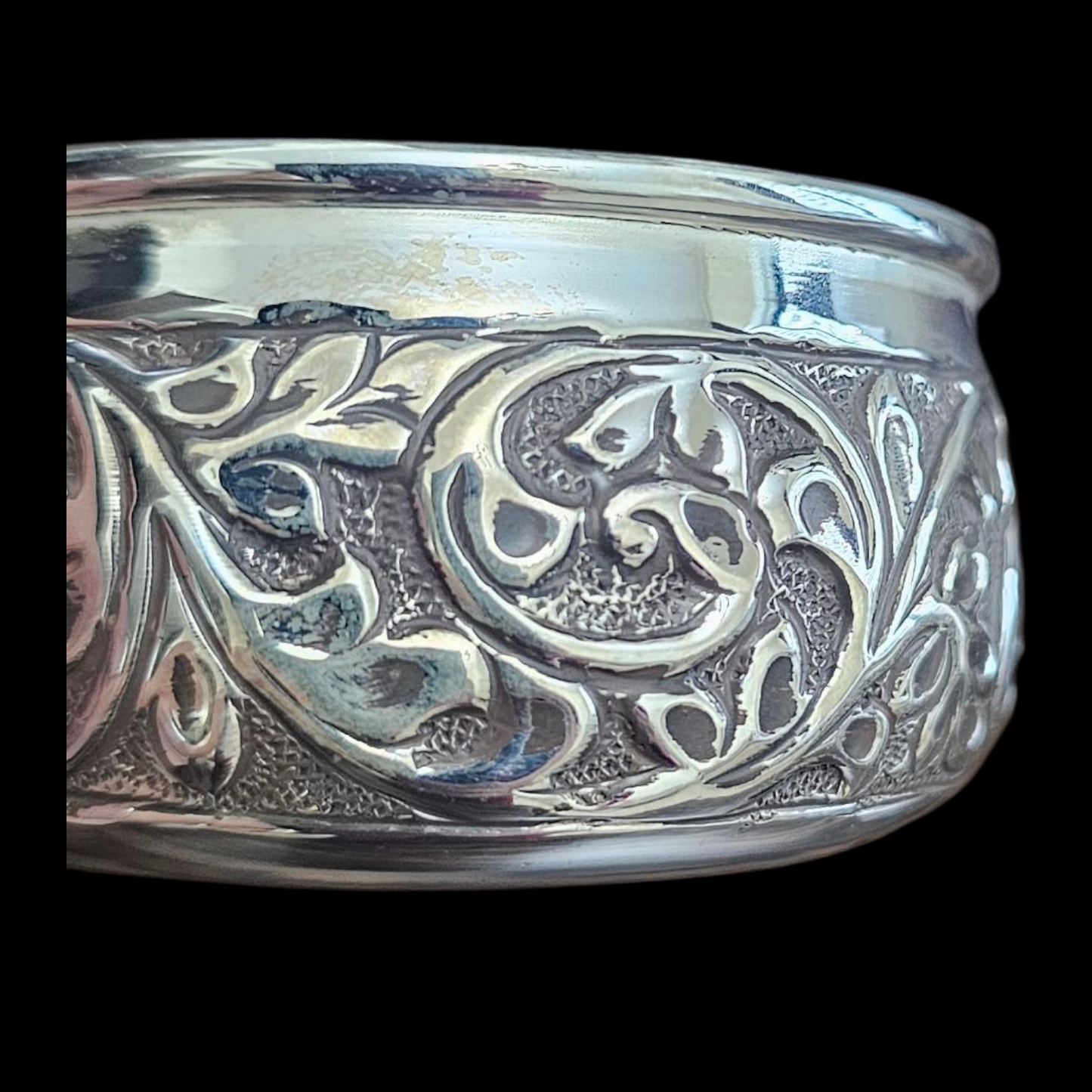 925 silver nakshi design with antique polish bowl