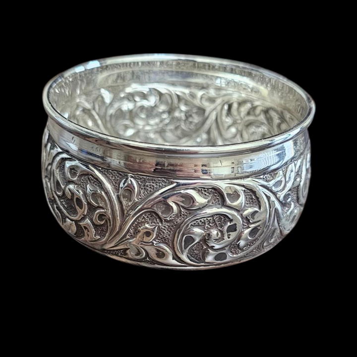 925 silver nakshi design with antique polish bowl