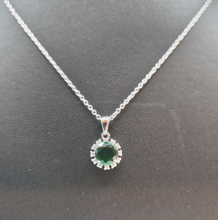 Round shaped Pendant,Earring with Ring set