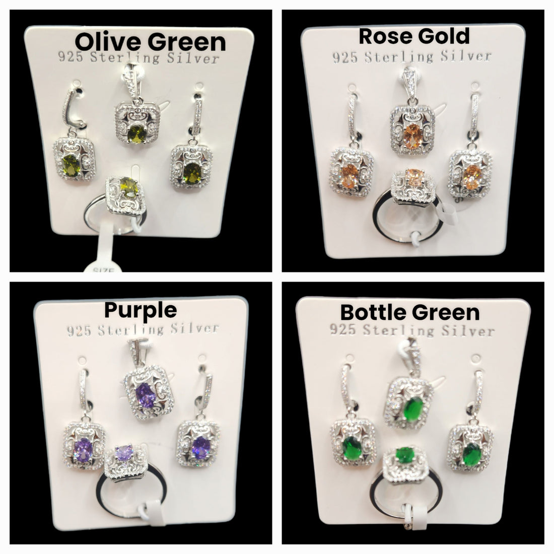 Pendant Earrings with Ring set
