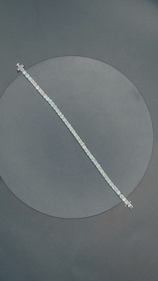 Sterling Silver Tennis Bracelet.