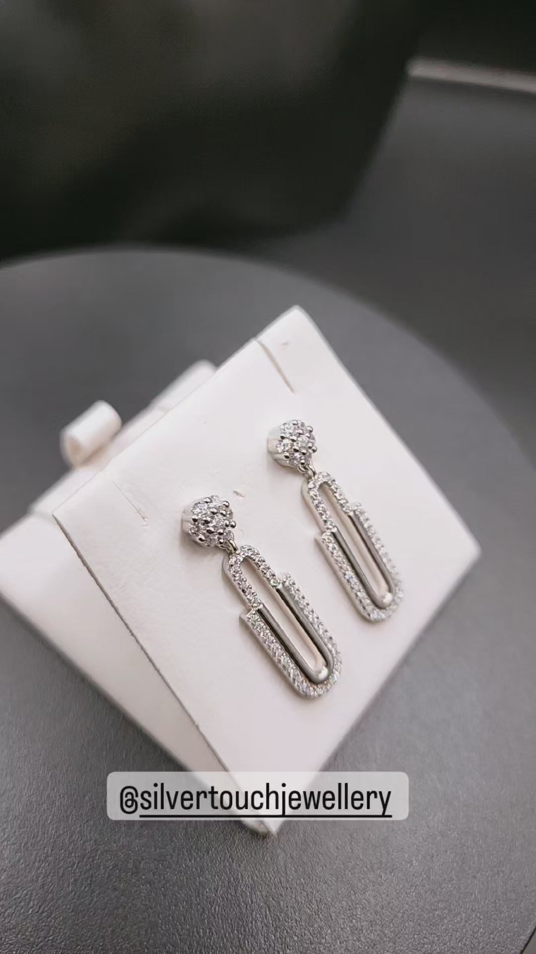 Geomatric Drop Earrings.