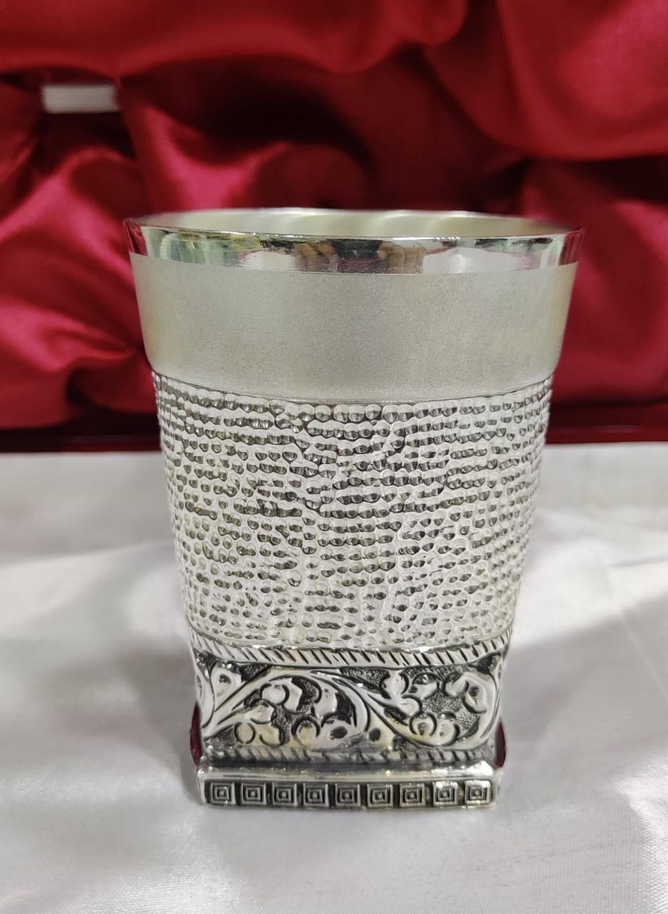 Antique Silver Glass