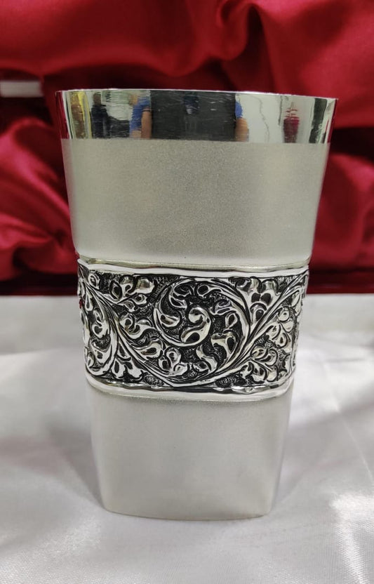 Antique Silver Square Glass