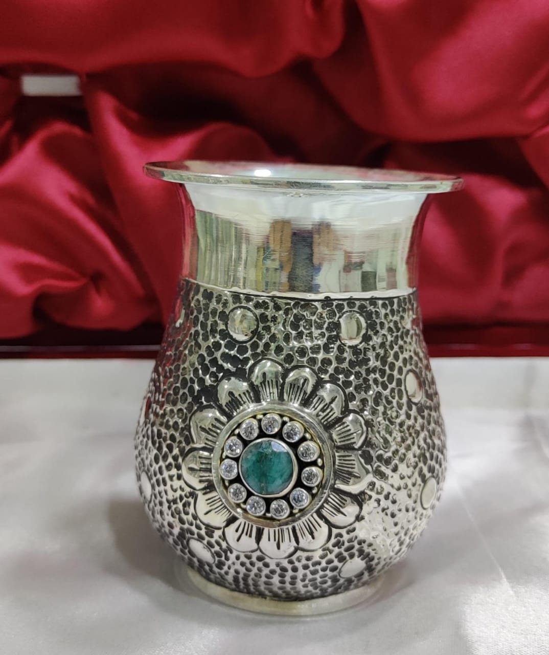 Antique Silver Glass