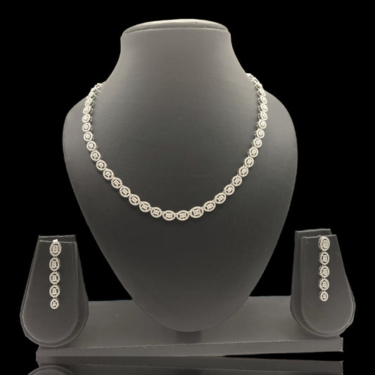 Elegant Zircon Stone Necklace.