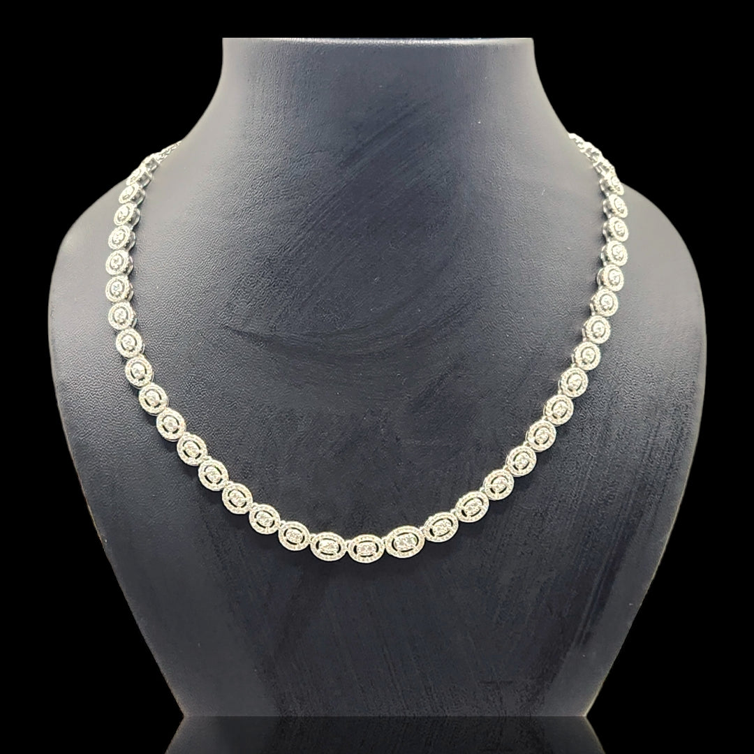 Elegant Zircon Stone Necklace.