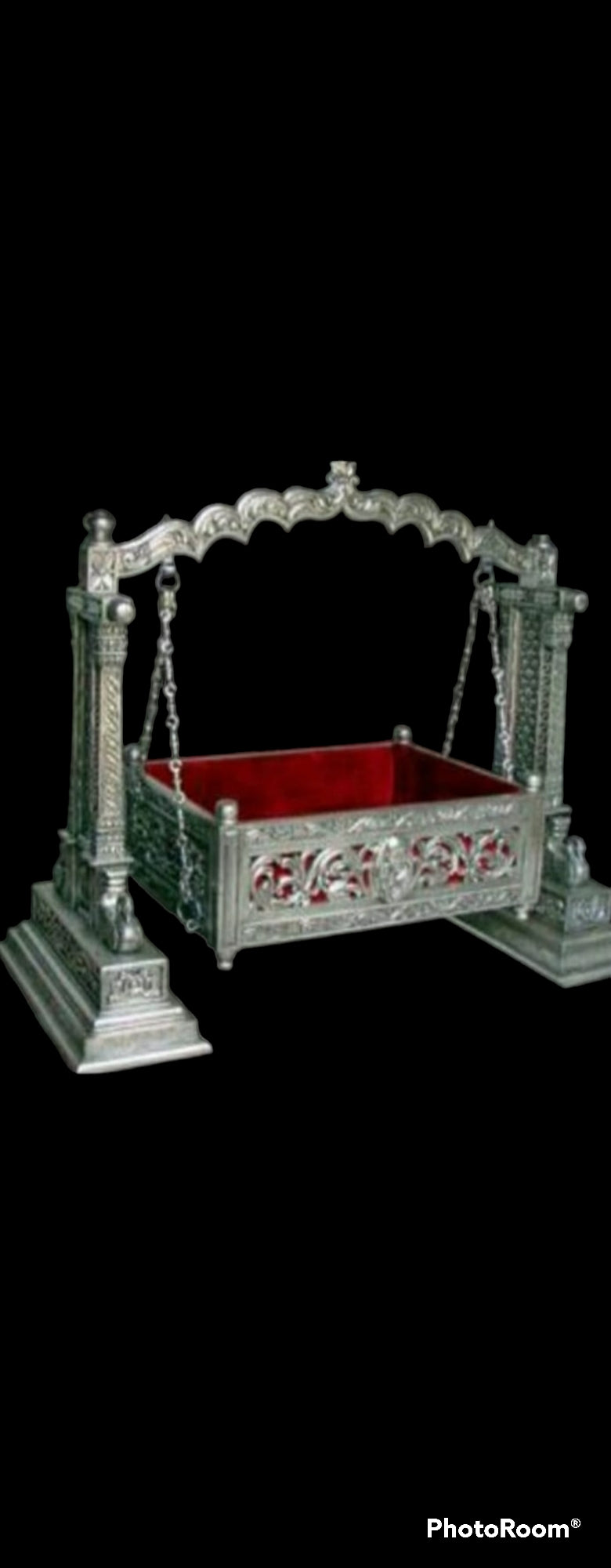 Antique Silver Cradle