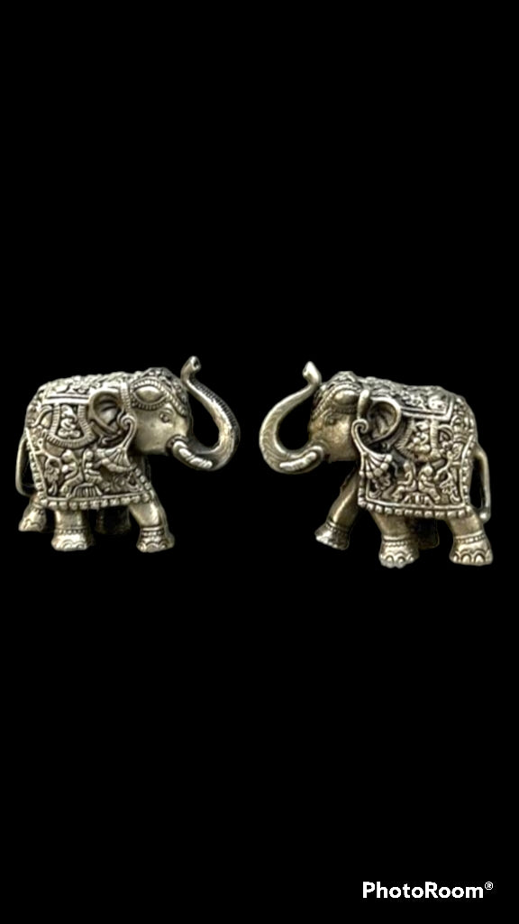 Antique Silver Elephant