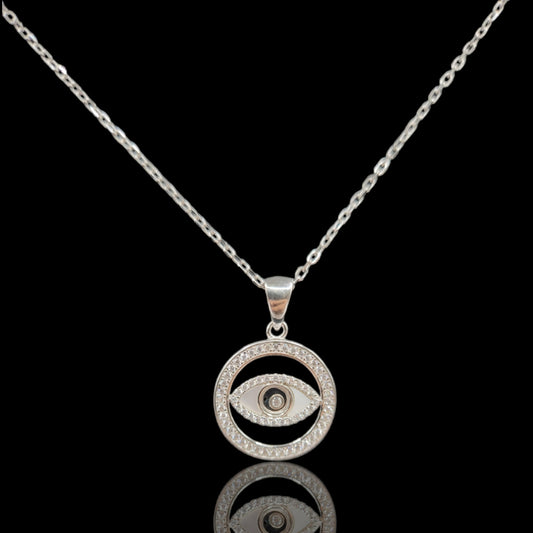 Evil eye Pendant with Chain