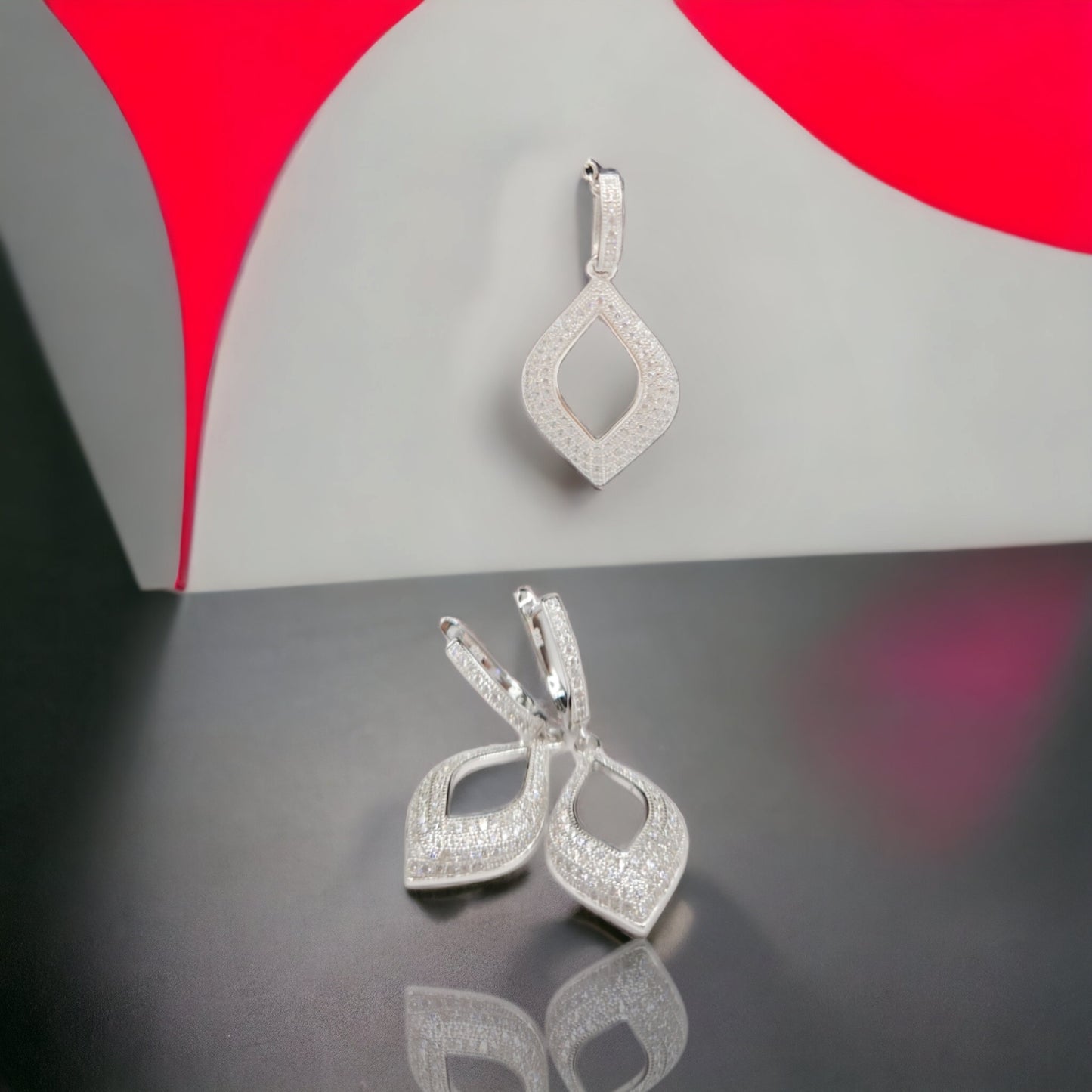 Sterling Silver Pendant Earrings Set