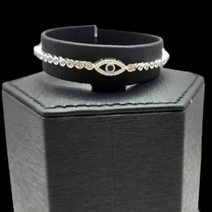 925 Sterling Silver Evil Eye Bracelet