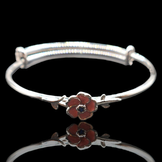 Pink Flower Bracelet.