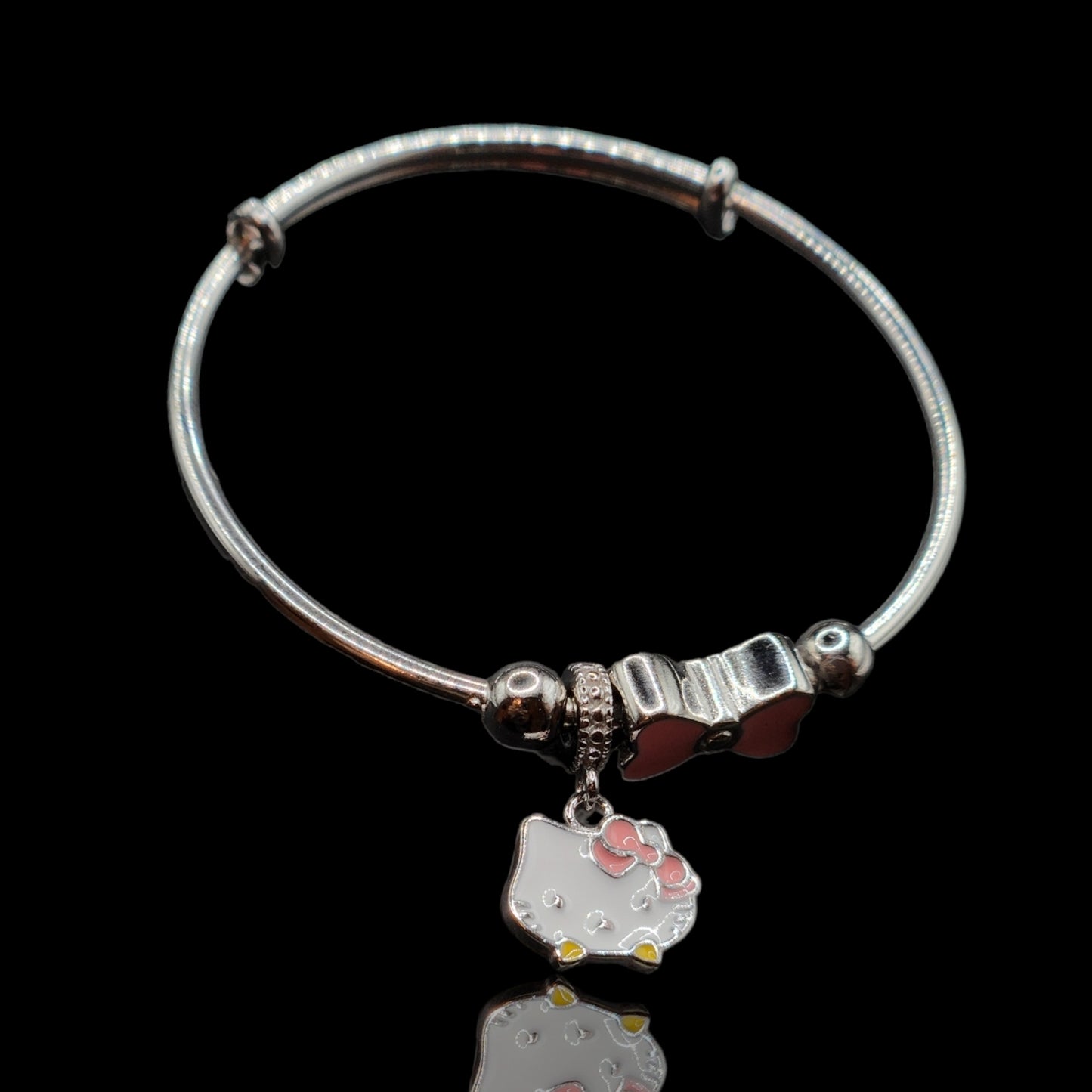 Hello Kitty Face Charm Bracelet