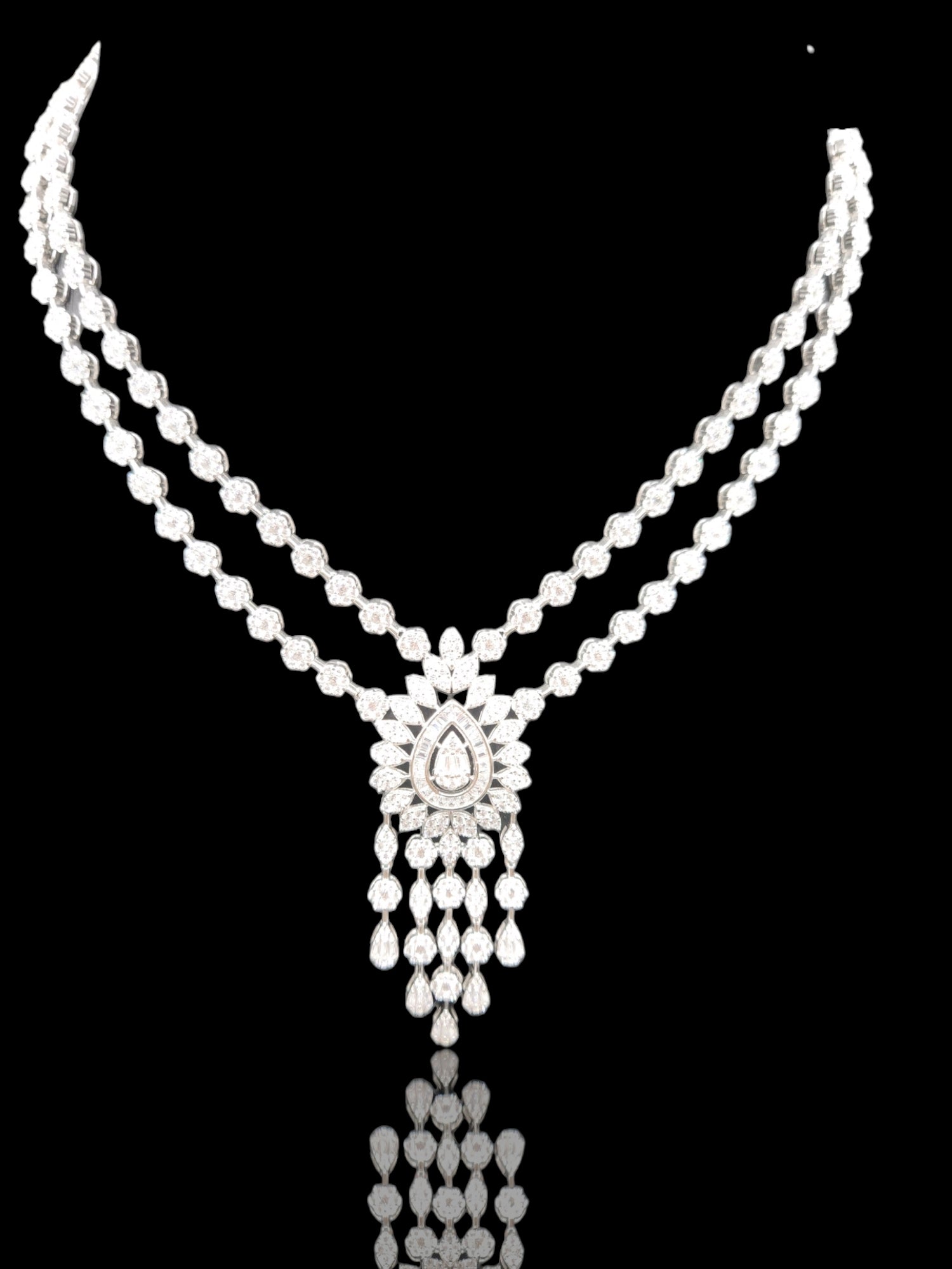 Chandelier Pendant Long Necklace