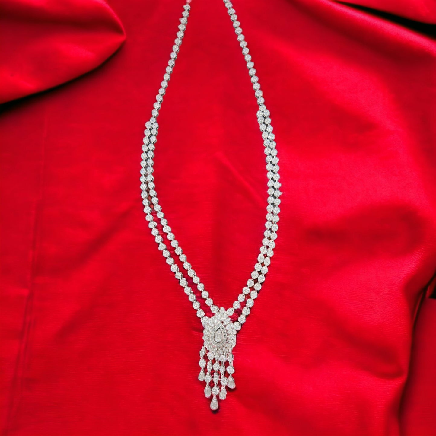 Chandelier Pendant Long Necklace