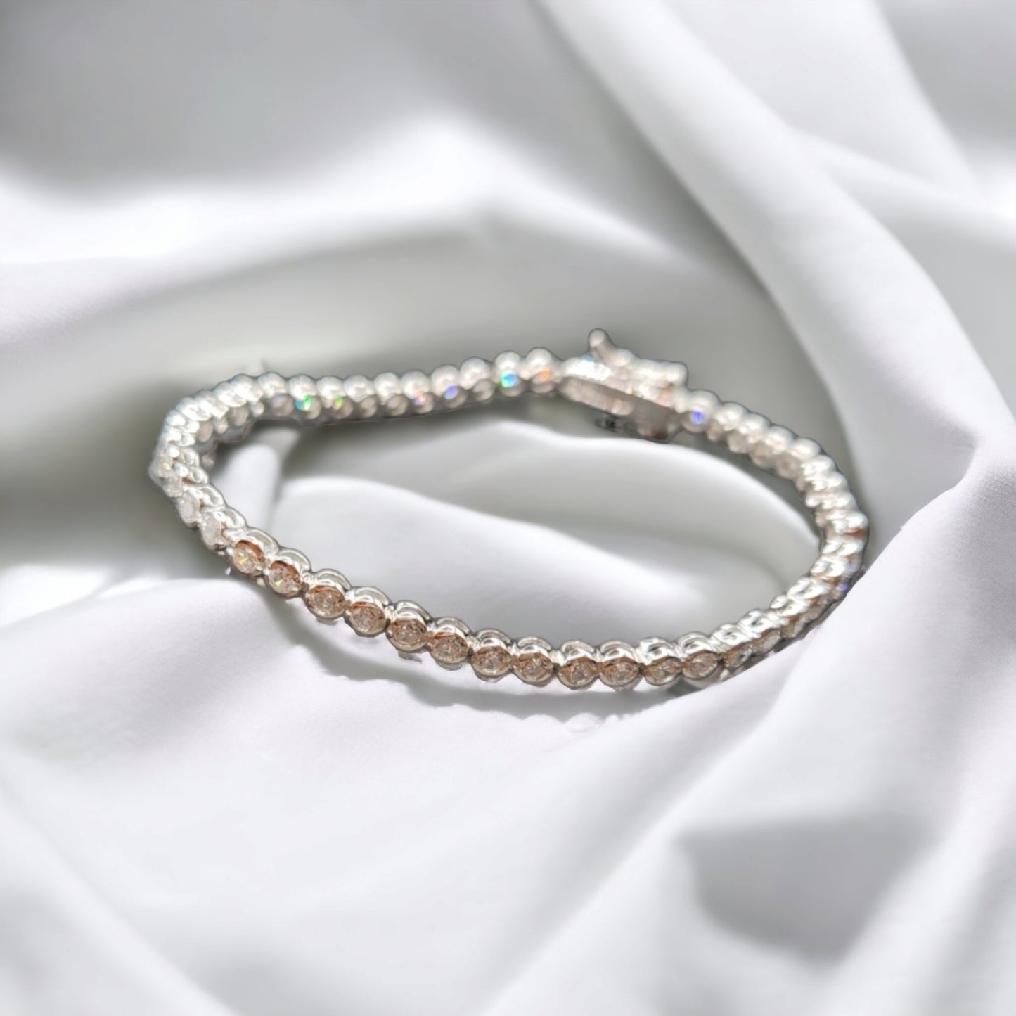 925 sterling Silver Tennis Bracelet