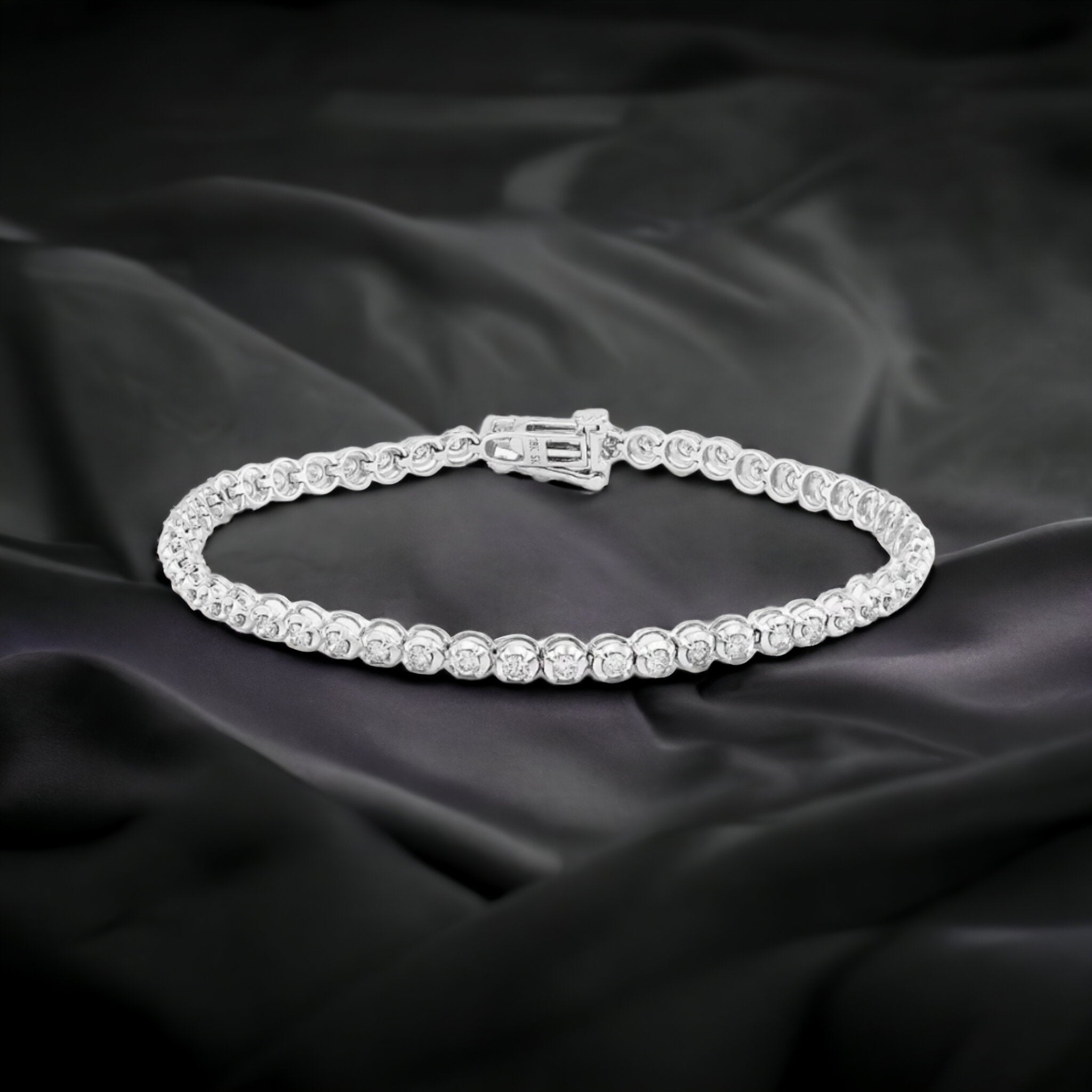 925 sterling Silver Tennis Bracelet