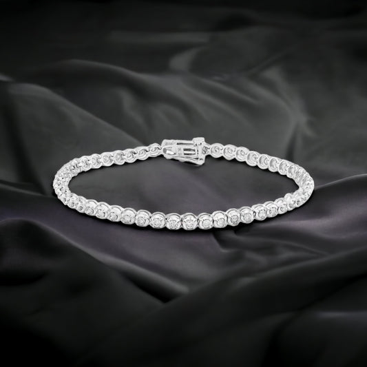 925 sterling Silver Tennis Bracelet