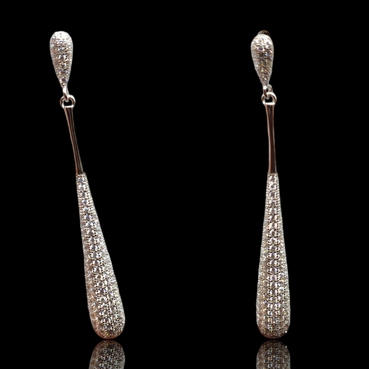 Sparkling Drop Earrings.