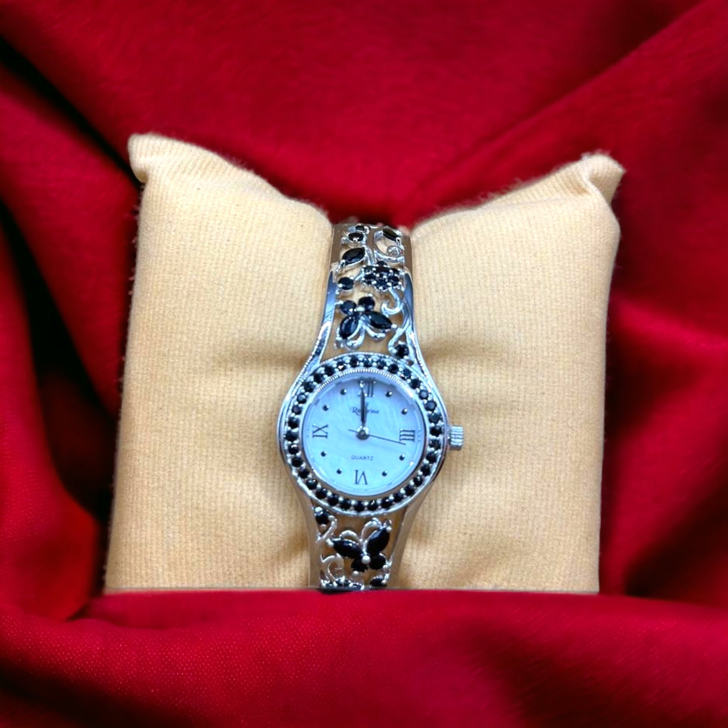 Sterling Silver Bangle Style Watch.