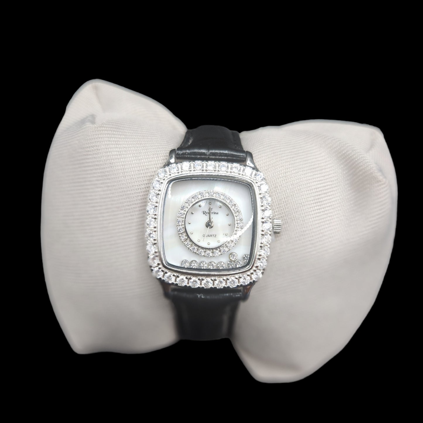 Sterling Silver Square Watch