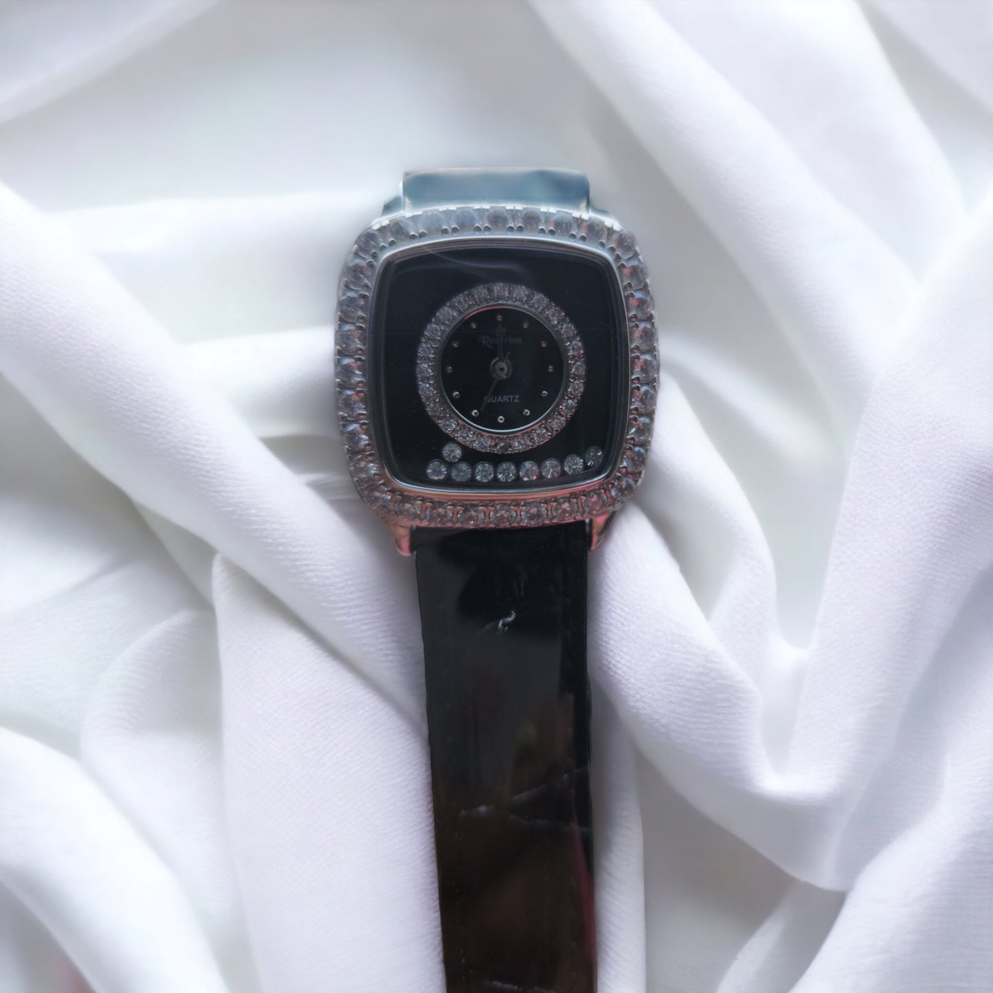 Sterling Silver Square Watch