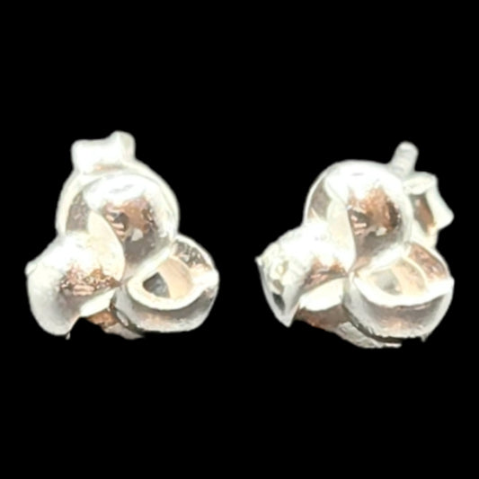 Sterling Silver Knot Shape Kids Earrings