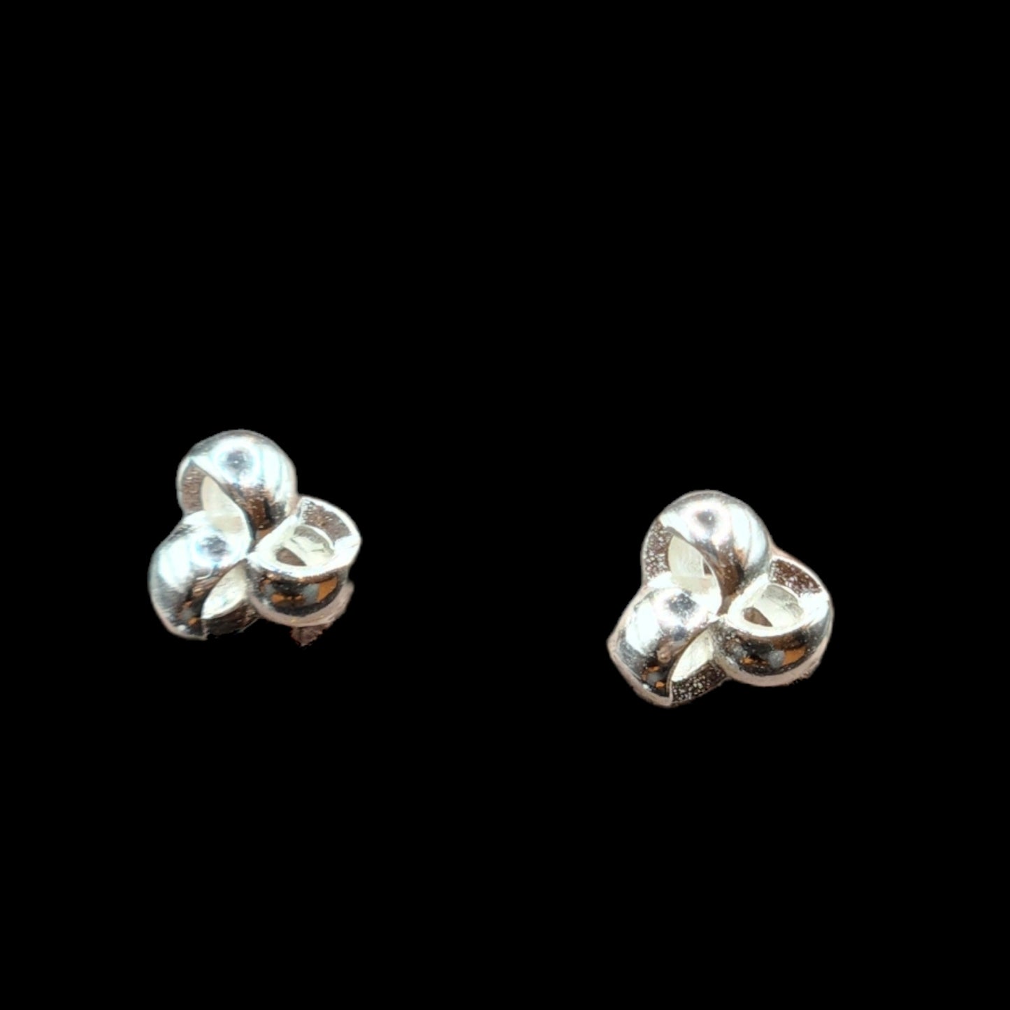 Sterling Silver Knot Shape Kids Earrings