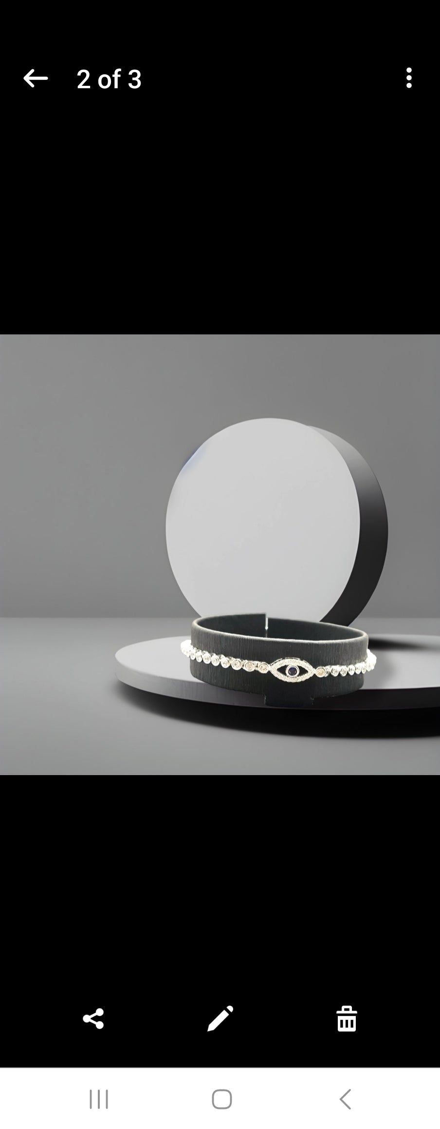925 Sterling Silver Evil Eye Bracelet