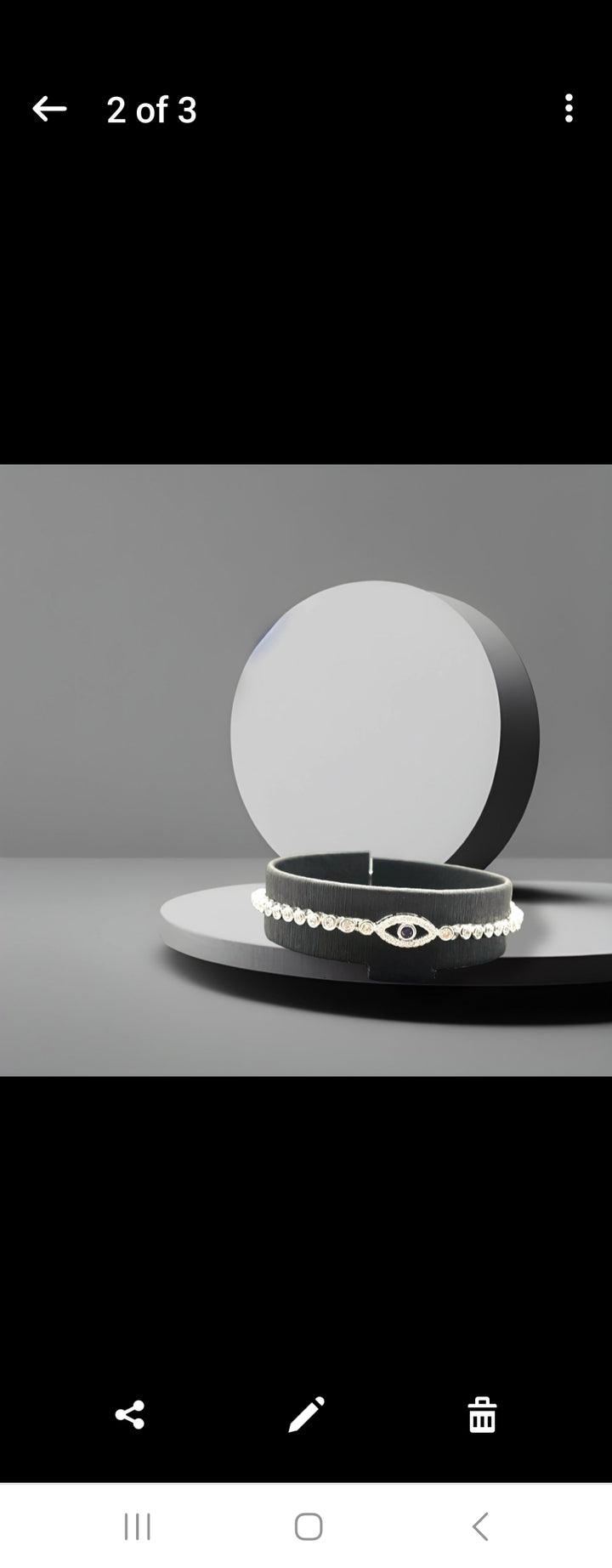 925 Sterling Silver Evil Eye Bracelet