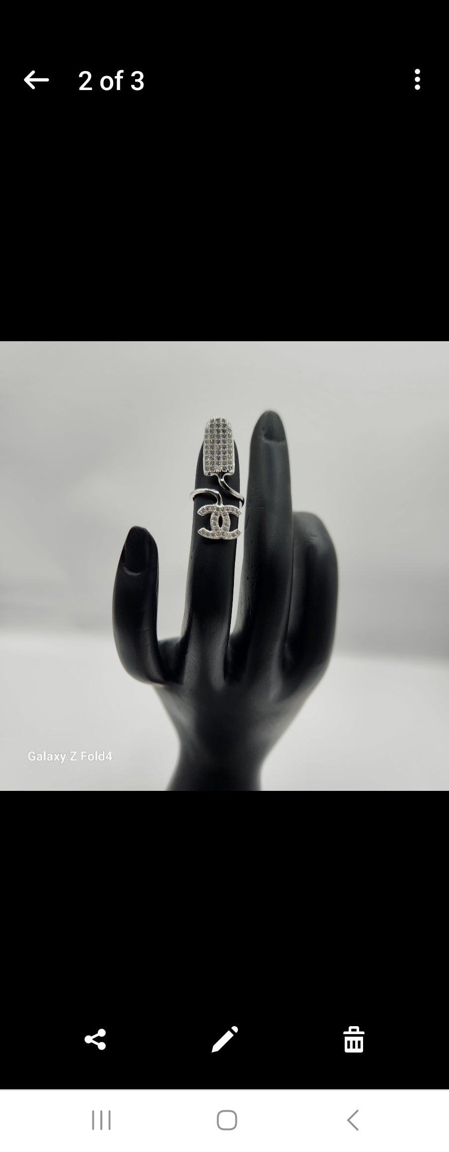 Nail Cap Ring.
