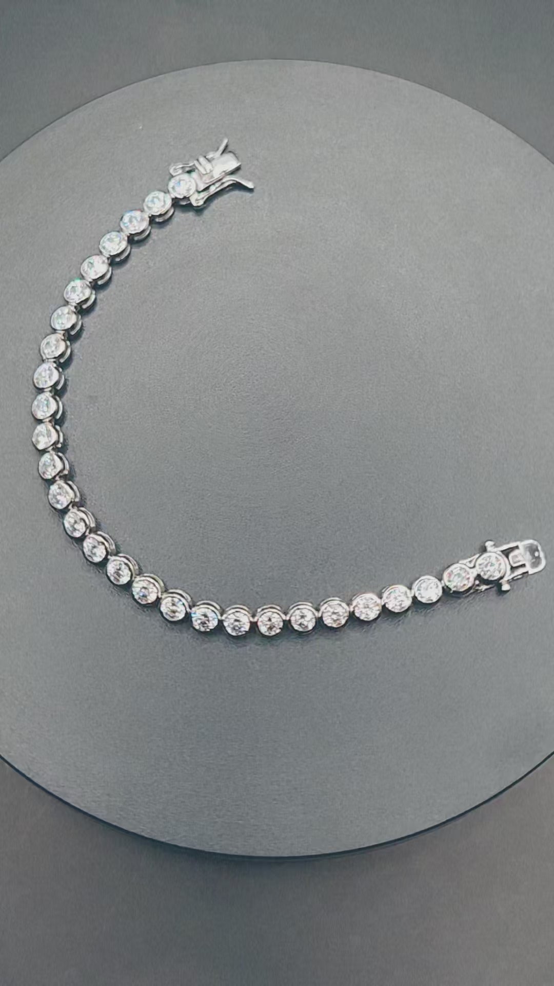 Sterling Silver Tennis Bracelet.